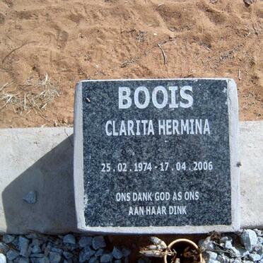 BOOIS Clarita Hermina 1974-2006