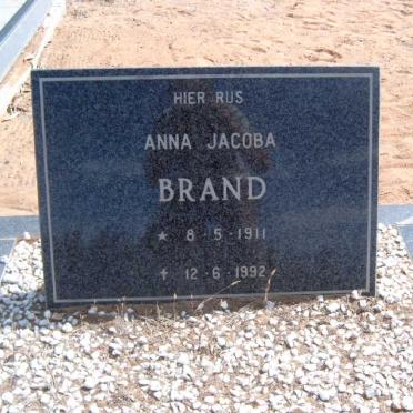 BRAND Anna Jacoba 1911-1992
