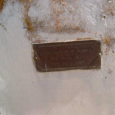 BRAND Neeltjie M.M. 1885-1945