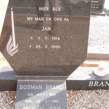 BRAND Jan 1914-1980 :: BRAND Bosman 1956-1988