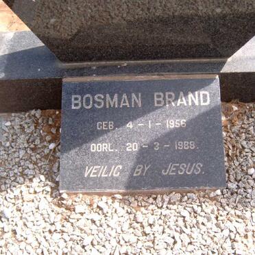 BRAND Jan 1914-1980 &amp; Anna 1916-2004 :: BRAND Bosman 1956-1988