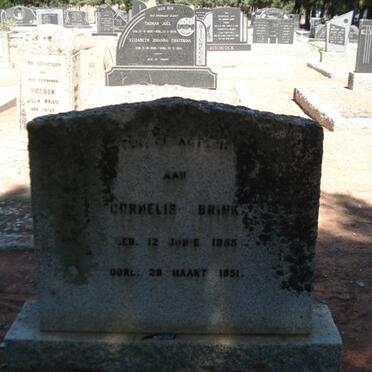 BRINK Cornelis 1855-1951