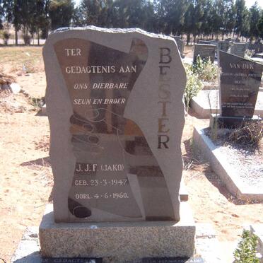 BESTER J.J.F. 1947-1960 :: VIKOS Santie nee BESTER 1945-1978 :: STULIK Elsabé nee BESTER 1945-1984