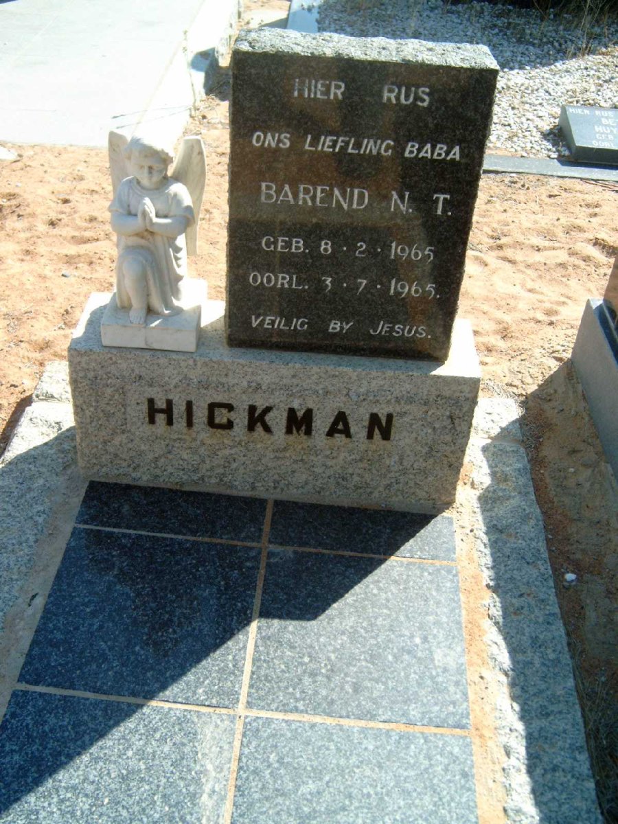 HICKMAN Barend N.T. 1965-1965