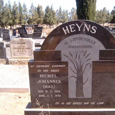 HEYNS Michiel Johannes 1904-1972