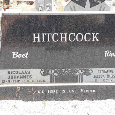 HITCHCOCK Nicolaas Johannes 1912-1976 &amp; Catharina Johanna Jacoba MEISSENHEIMER 1923-2012