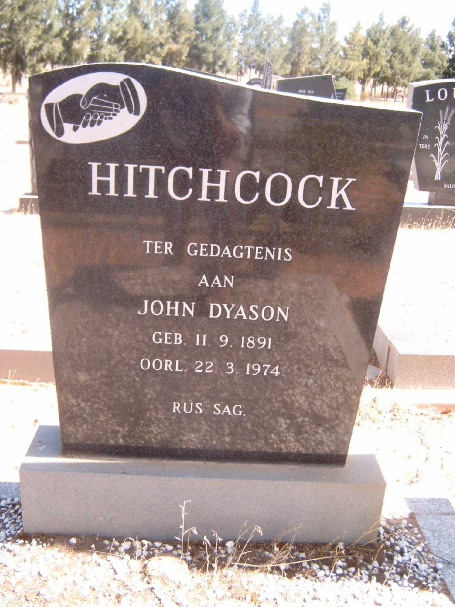 HITCHCOCK John Dyason 1891-1974