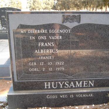 HUYSAMEN Frans Albertus 1922-1979