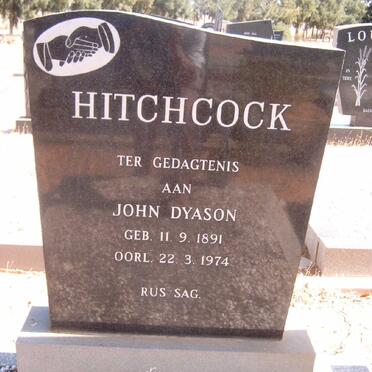 HITCHCOCK John Dyason 1891-1974