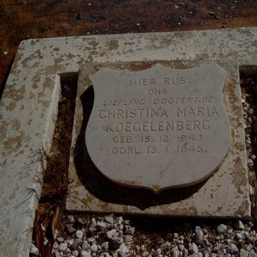 KOEGELENBERG Christina Maria 1943-1945