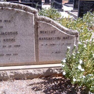 KOTZE Neeltjie Margaretha Maria -19?0