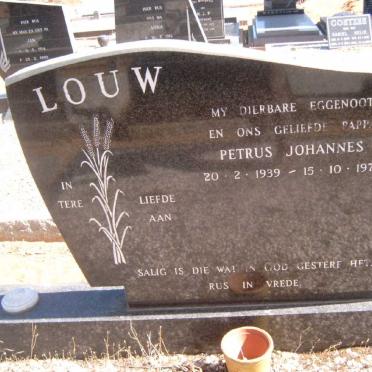LOUW Petrus Johannes 1939-1976