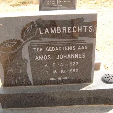 LAMBRECHTS Amos Johannes 1922-1992