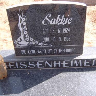 MEISSENHEIMER Sakkie 1924-1996