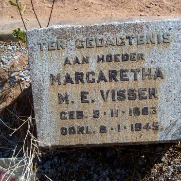 VISSER Margaretha M.E. 1883-1945
