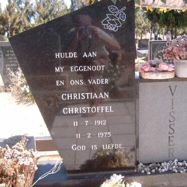 VISSER Christiaan Christoffel 1912-1975