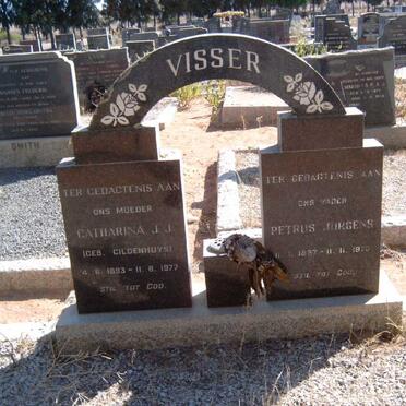 VISSER Petrus Jurgens 1887-1970 &amp; Catharina J.J. GILDENHUYS 1893-1977