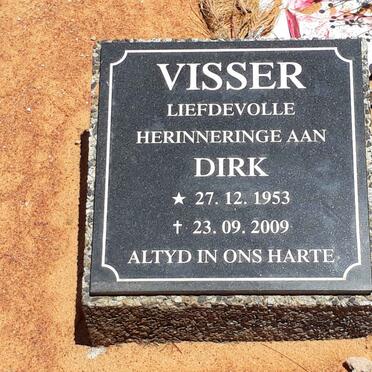 VISSER Dirk 1953-2009