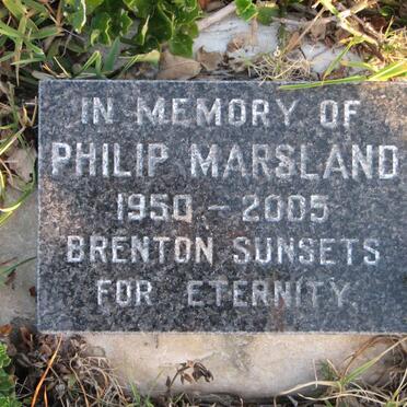 MARSLAND Philip 1950-2005