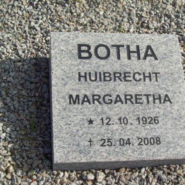 BOTHA Huibrecht Margaretha 1926-2008