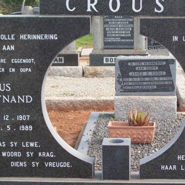 CROUS Jacobus Wynand 1907-1989 &amp; Catharina M.M. 1917-2001