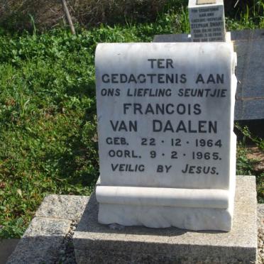 DAALEN Francois, van 1964-1965