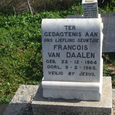 DAALEN Francois, van 1964-1965