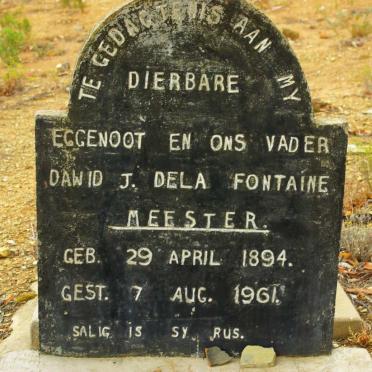 FONTAINE Dawid J., dela 1894-1961