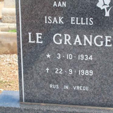 GRANGE Isak Ellis, le 1934-1989