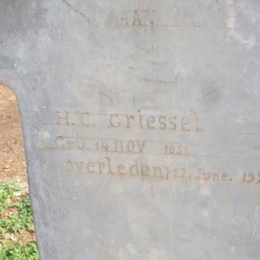 GRIESSEL H.C. 1836-1923