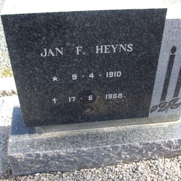 HEYNS Jan F. 1910-1968