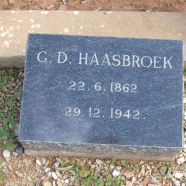 HAASBROEK G.D. 1862-1942
