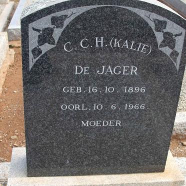 JAGER C.C.H., de 1896-1966