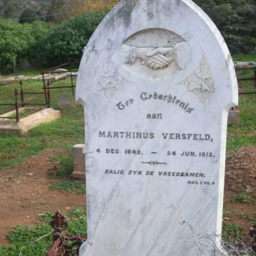VERSFELD Marthinus 1842-1912