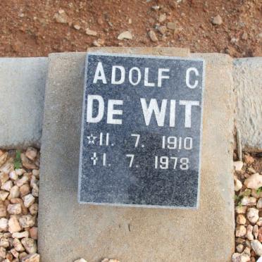 WIT Adolf C., de 1910-1978