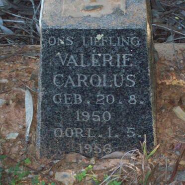 CAROLUS Valerie 1950-1956