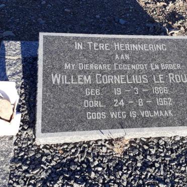 ROUX Willem Cornelius, le 1886-1962
