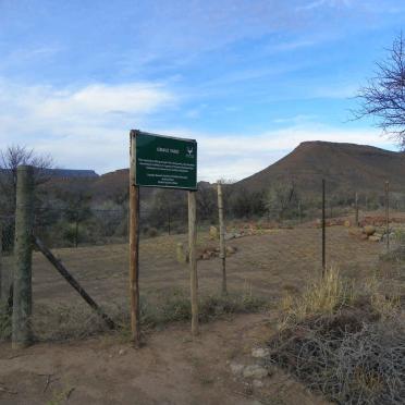 Western Cape, BEAUFORT-WEST district, Karoo National Park, Stols Hoek 182, Stolshoek_03, farm cemetery