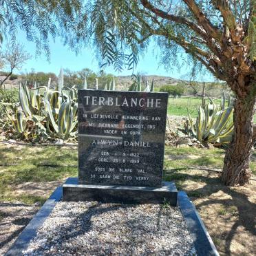 TERBLANCHE Alwyn Daniel 1922-1999