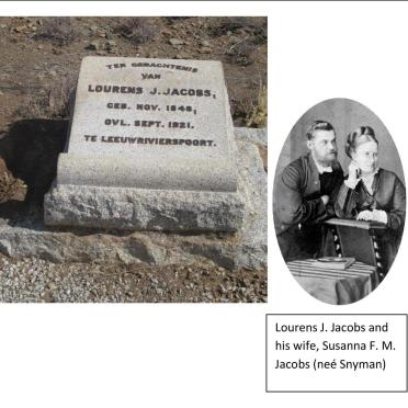 Western Cape, BEAUFORT-WEST district, Karoo National Park, Klipplaats Fontein 210_03, Leeurivierspoort, farm cemetery