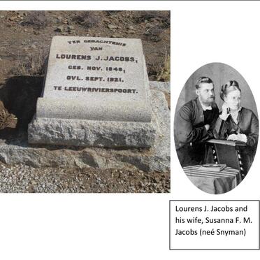 Western Cape, BEAUFORT-WEST district, Karoo National Park, Klipplaats Fontein 210_03, Leeurivierspoort, farm cemetery