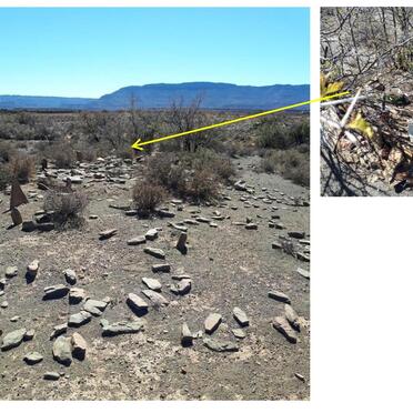 Western Cape, BEAUFORT-WEST district, Karoo National Park, Rietfontein 205, farm cemetery_02