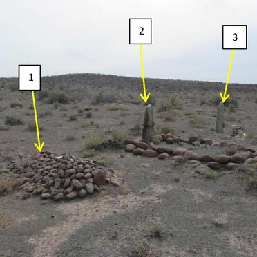 Western Cape, BEAUFORT-WEST district, Karoo National Park, Doornhoek 197, Sandrivier, farm cemetery_08