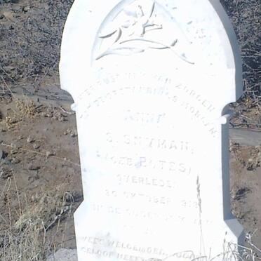 SNYMAN Anna S. nee BOTES -1918
