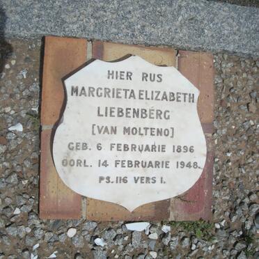 LIEBENBERG Margrieta Elizabeth 1896-1948