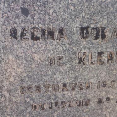 KLERK Regina Dorathea, de -1927 
