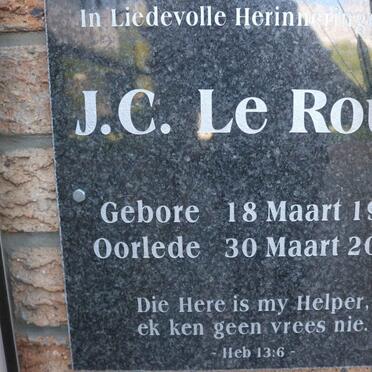 ROUX J.C., le 1971-2018