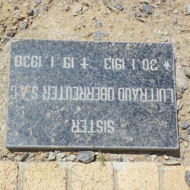 OBERREUTER Luitraud 1913-1938