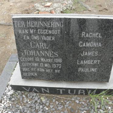 TURHA Carl Johannes, van 1918-1972