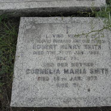 SMITH Robert Henry -1953 &amp; Cornelia Maria -1972